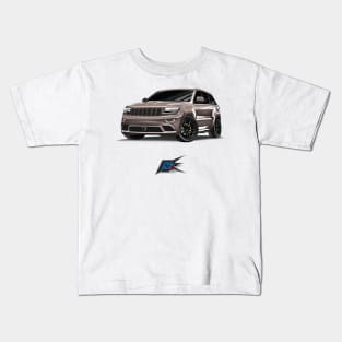 jeep cherokee srt8 bronze Kids T-Shirt